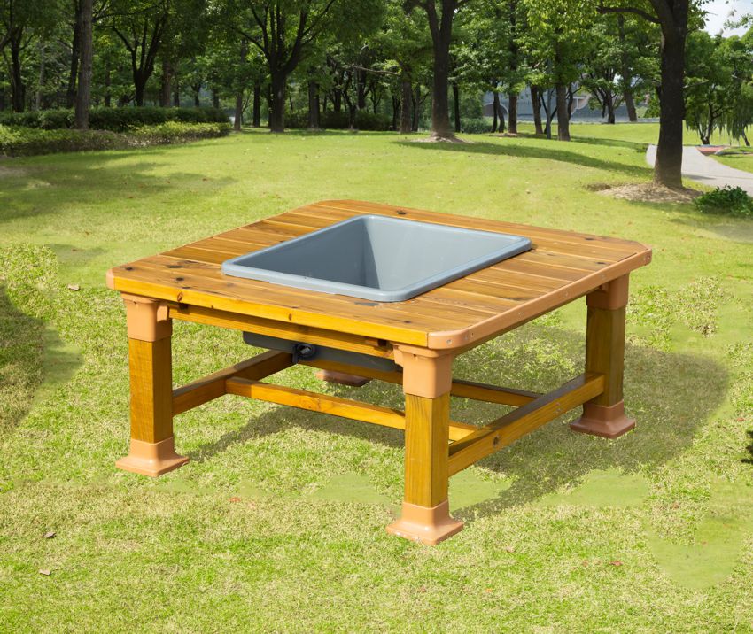 Outdoor-Sand- & Wassertisch quadratisch
